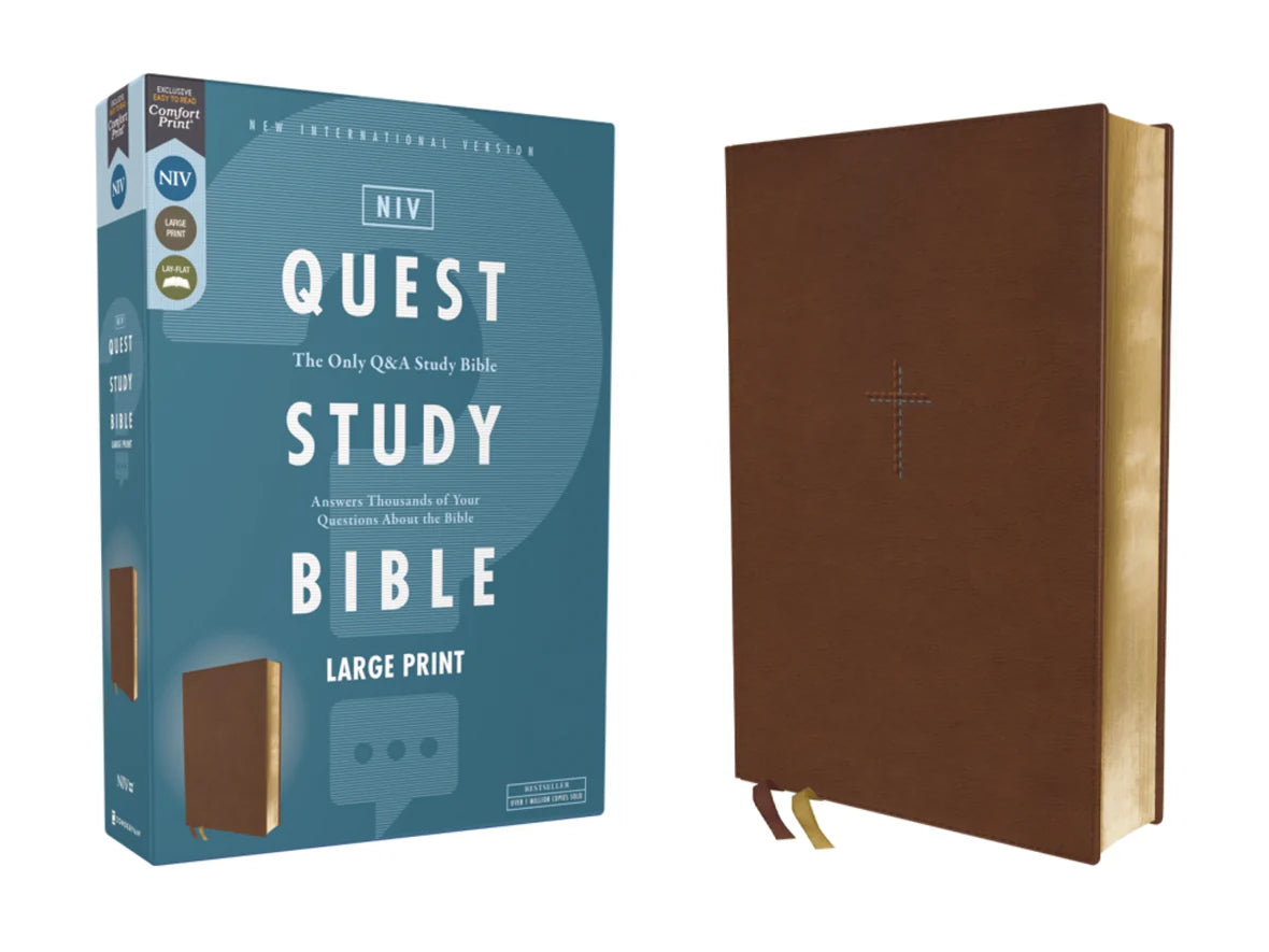 NIV, Quest Study Bible, Comfort Print The Only Q and A Study Bible