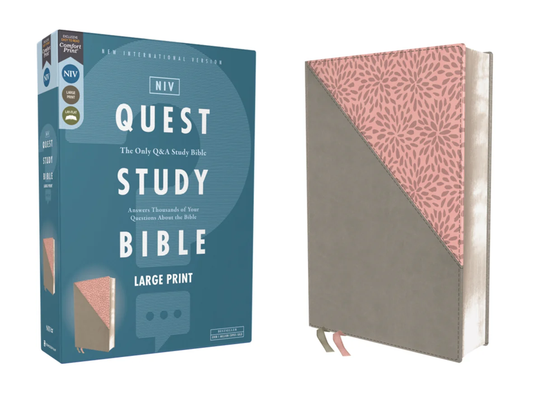 NIV, Quest Study Bible, Comfort Print The Only Q and A Study Bible