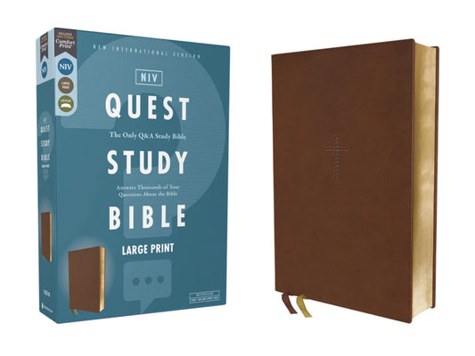 NIV, Quest Study Bible, Comfort Print The Only Q and A Study Bible